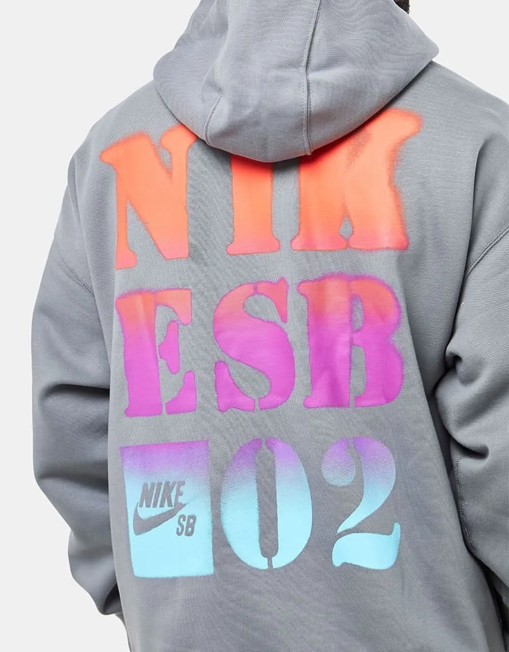 Nike SB Stencil Pullover Hoodie - Smoke Grey