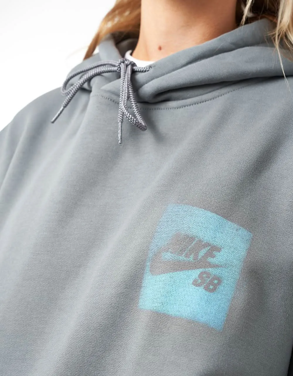 Nike SB Stencil Pullover Hoodie - Smoke Grey