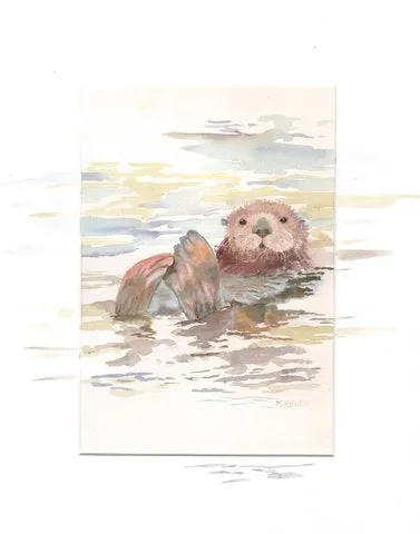 Otterly Adorable print