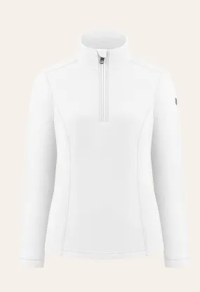 Poivre Blanc Micro Fleece Sweater in White