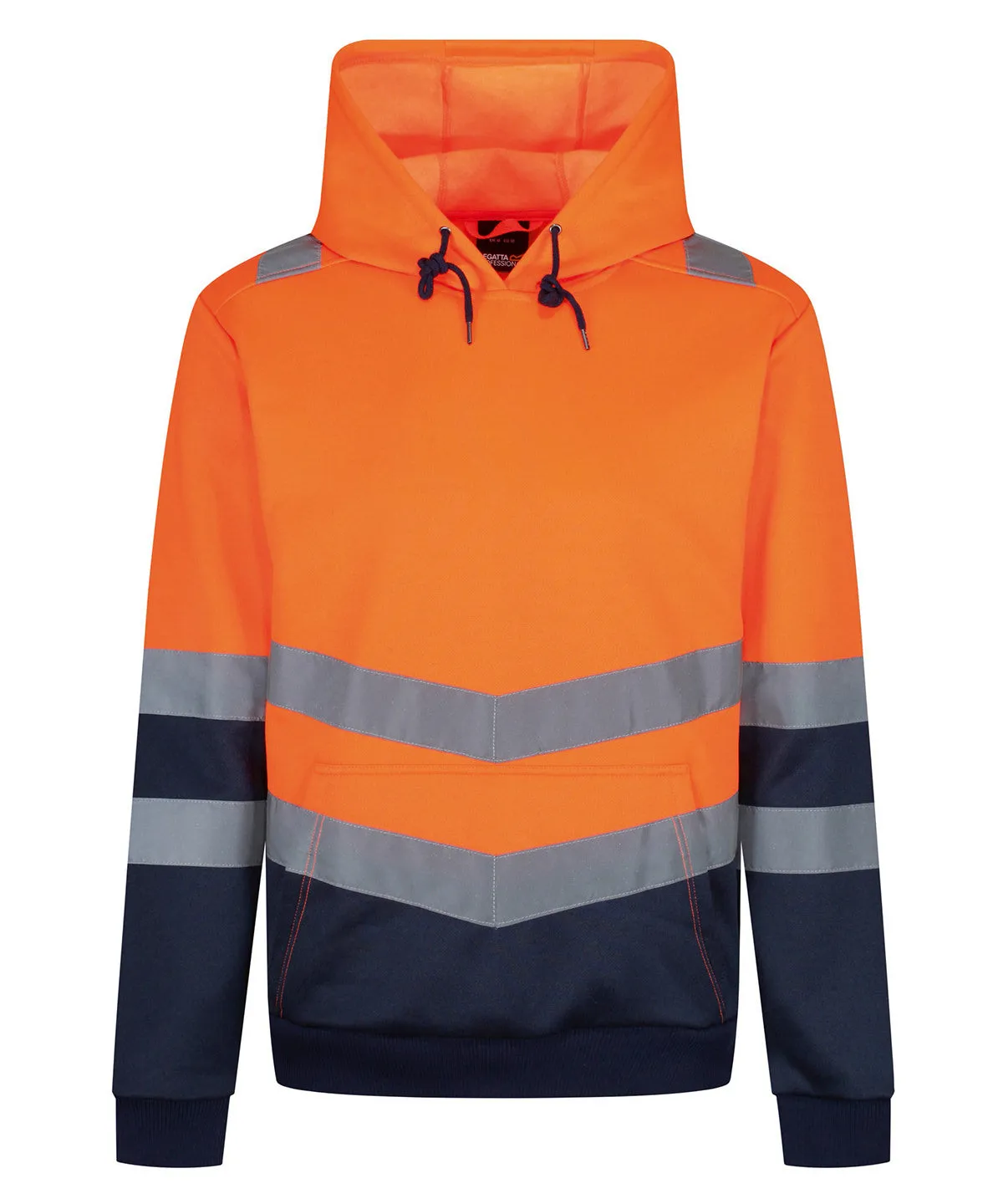 Pro hi-vis overhead hoodie | Orange