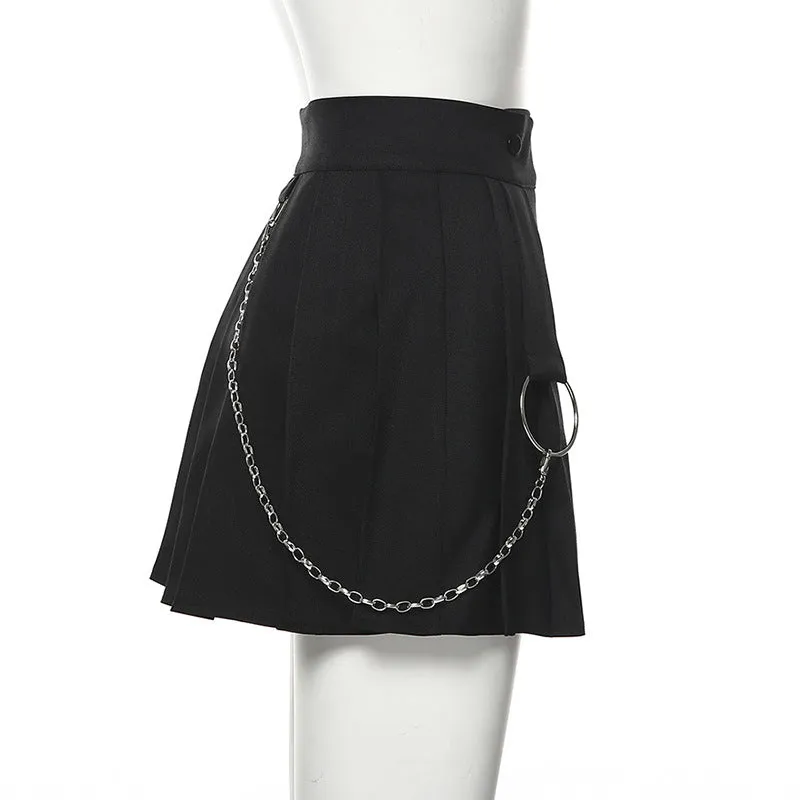 "HOOP CHAIN" SKIRT