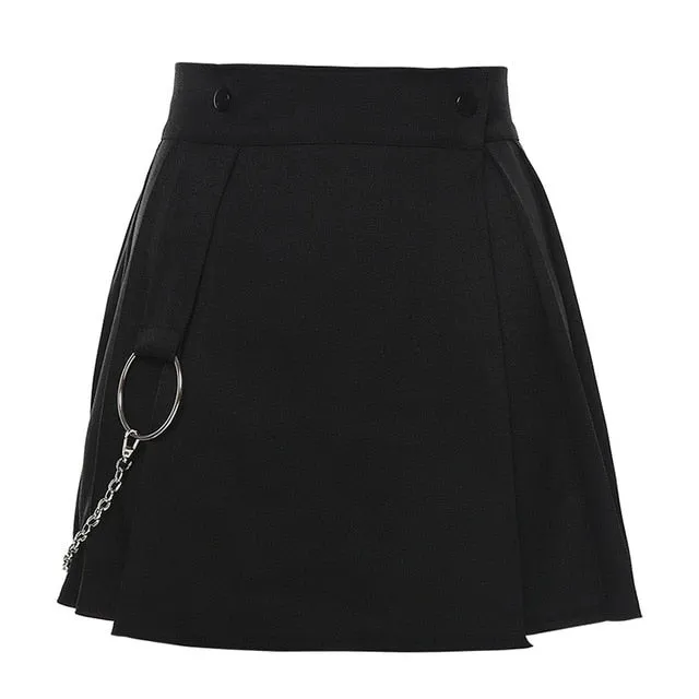 "HOOP CHAIN" SKIRT