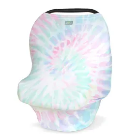 Rainbow Tie Dye Mom Boss™ Nursing & Shopping Cover S1098