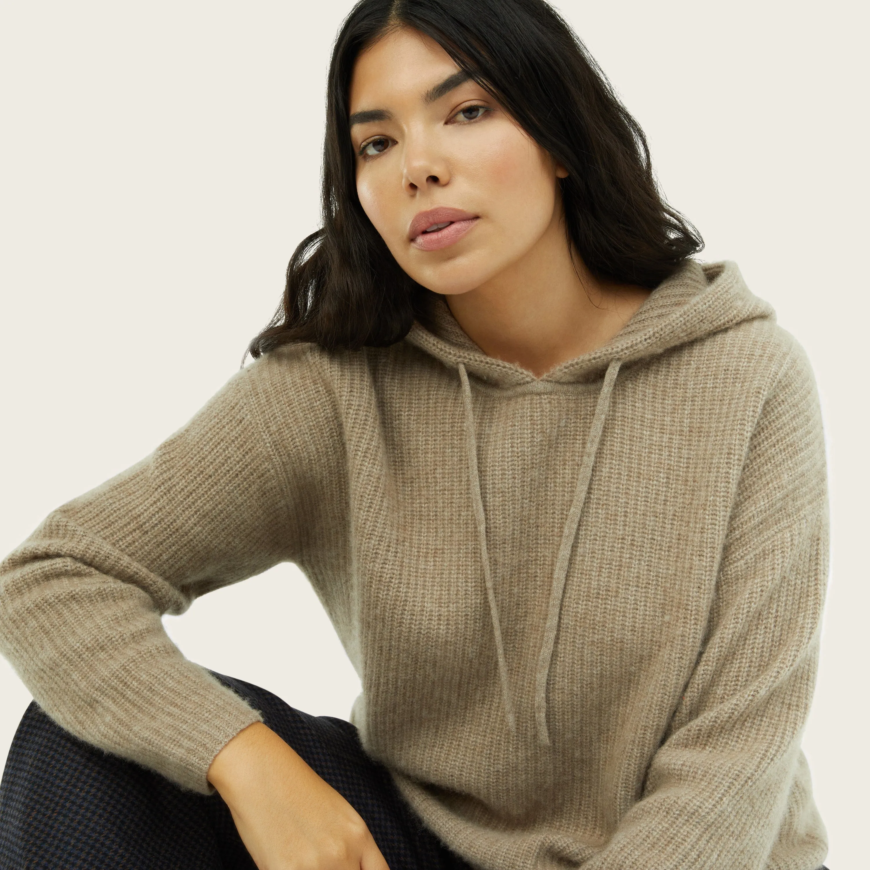 Riley Brushed Cashmere Hoodie