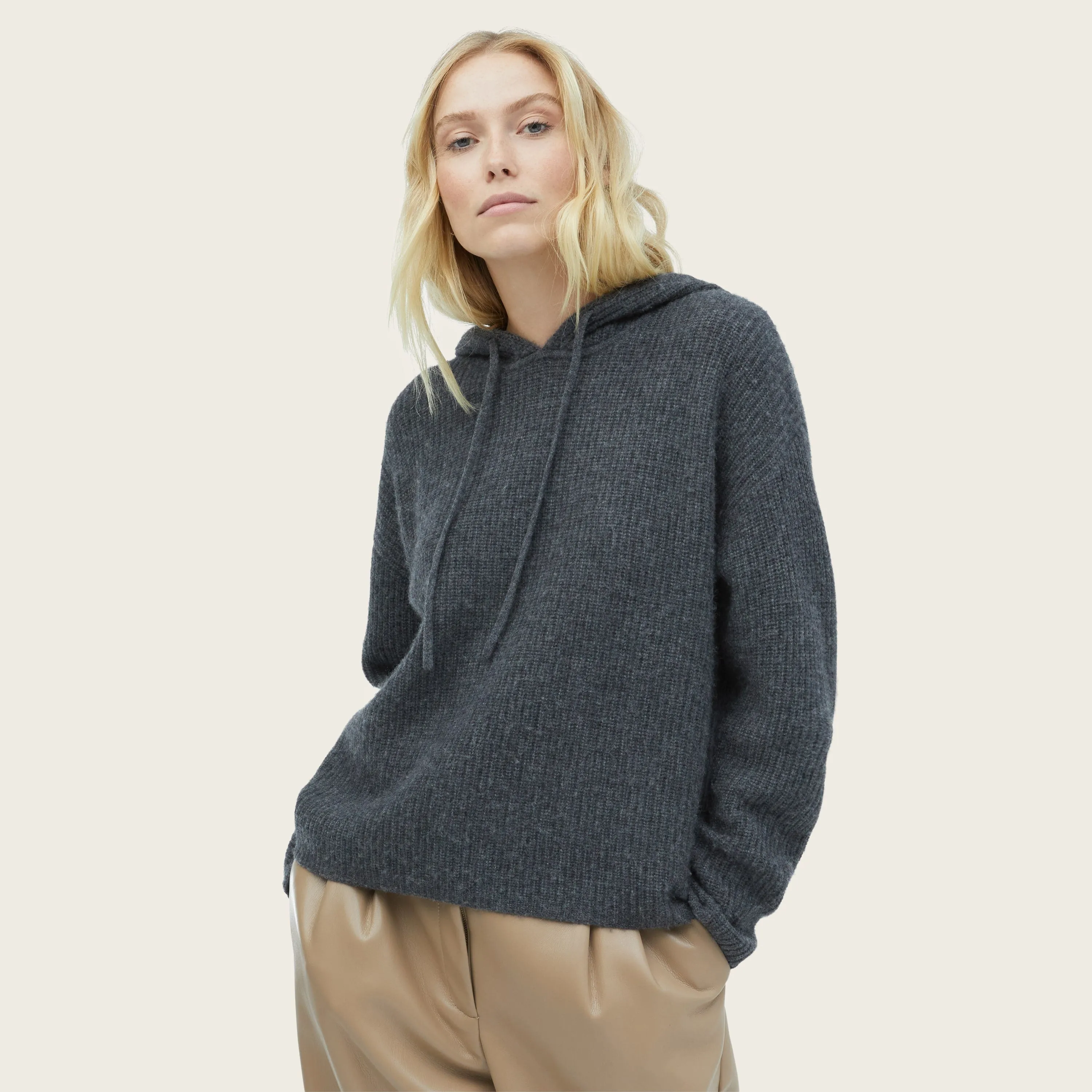 Riley Brushed Cashmere Hoodie