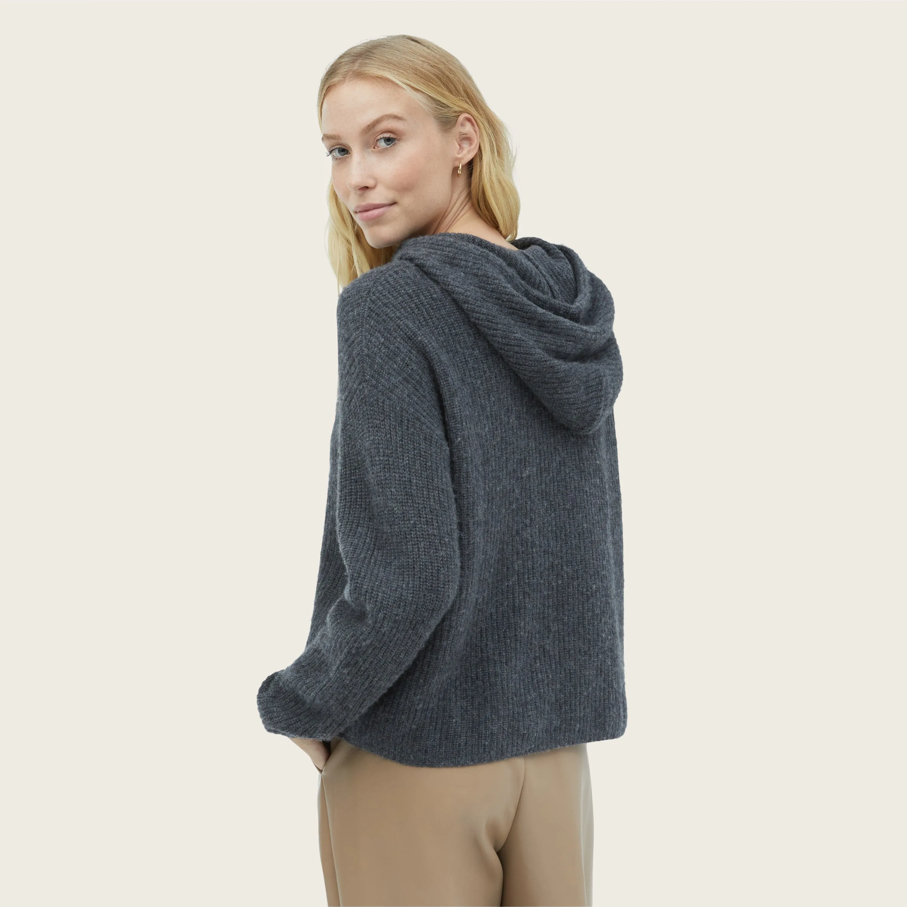 Riley Brushed Cashmere Hoodie