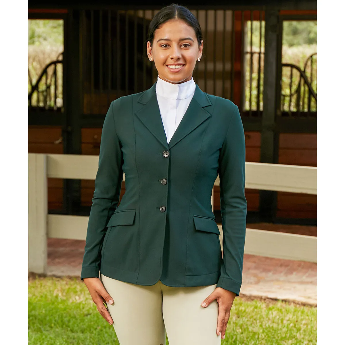 RJ Classics Monterey Orange Label Ladies Show Coat - Pine