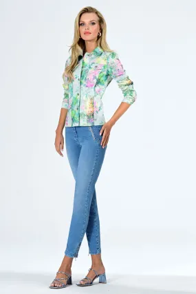 Robell "Limited Edition" Floral print Happy Jacket  57632 710