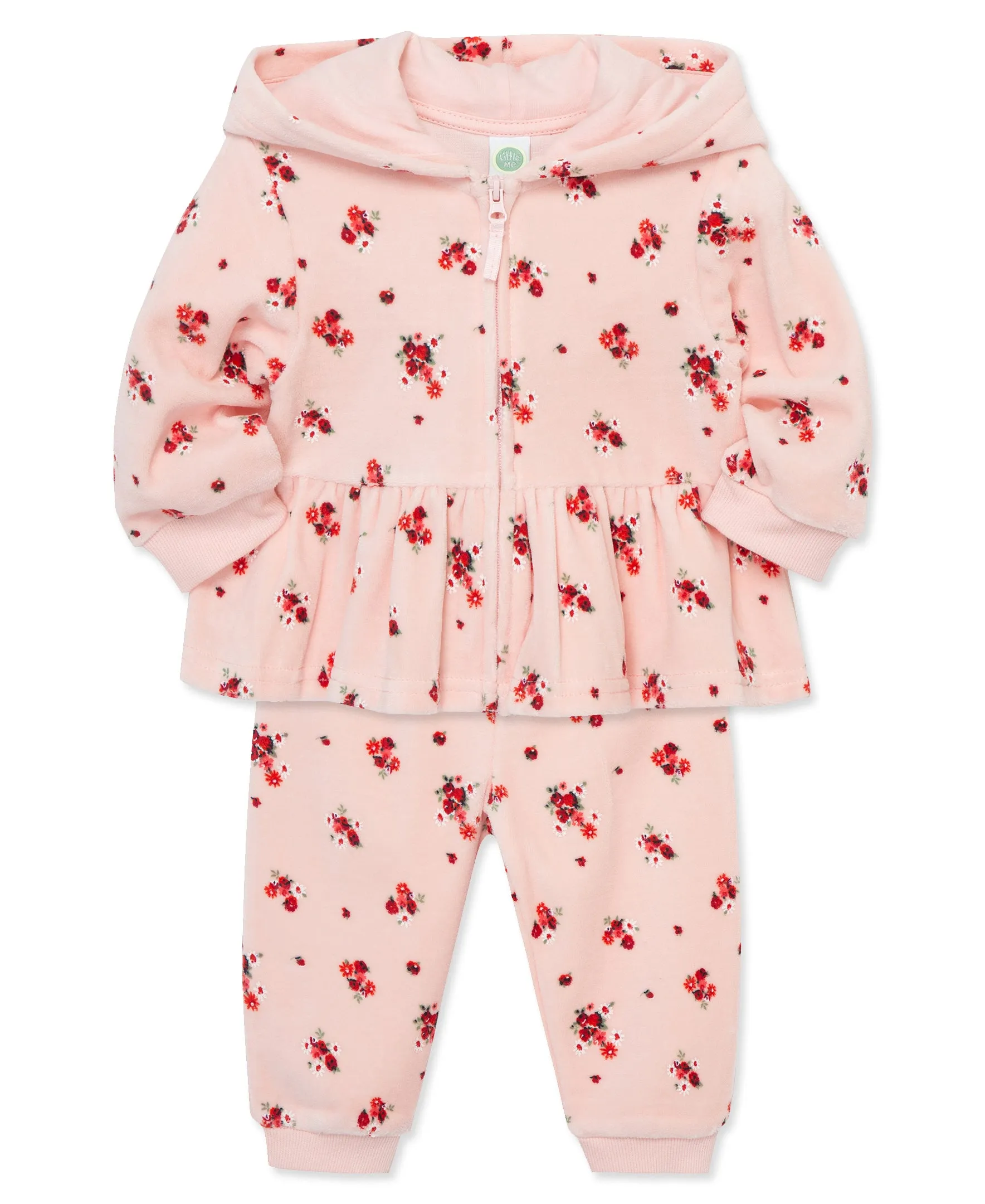 Rose Hoodie Set (2T-4T)