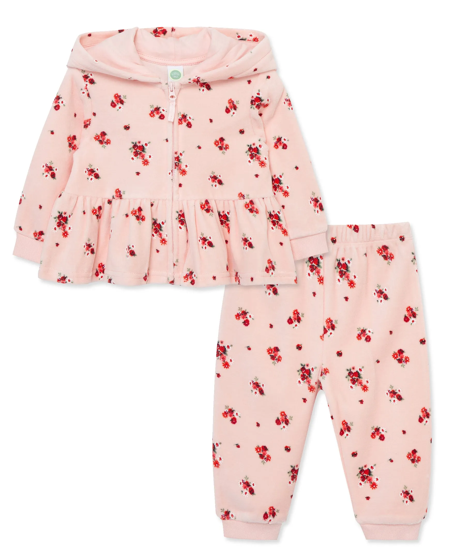 Rose Hoodie Set (2T-4T)