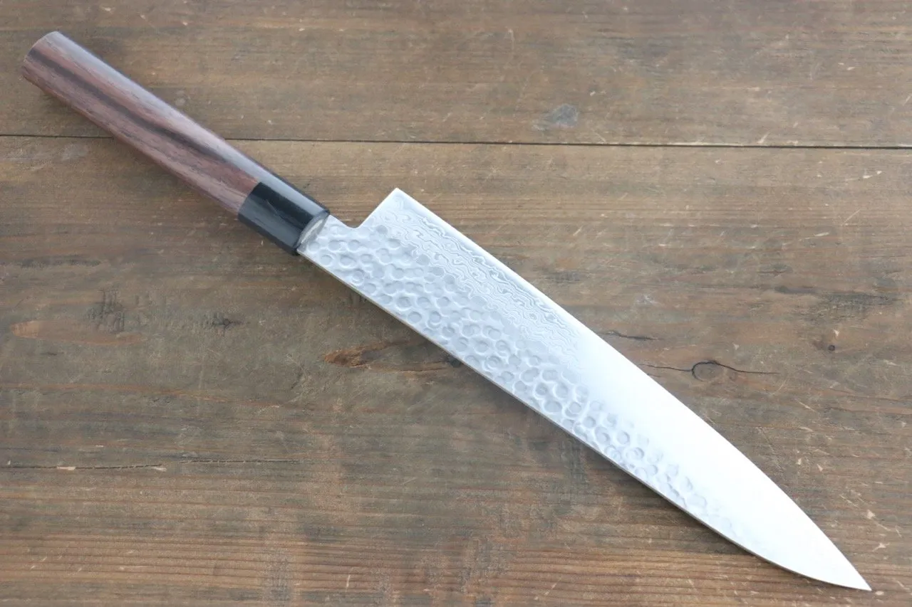 Sakai Takayuki AUS10 45 Layer Damascus Gyuto 240mm Shitan Handle