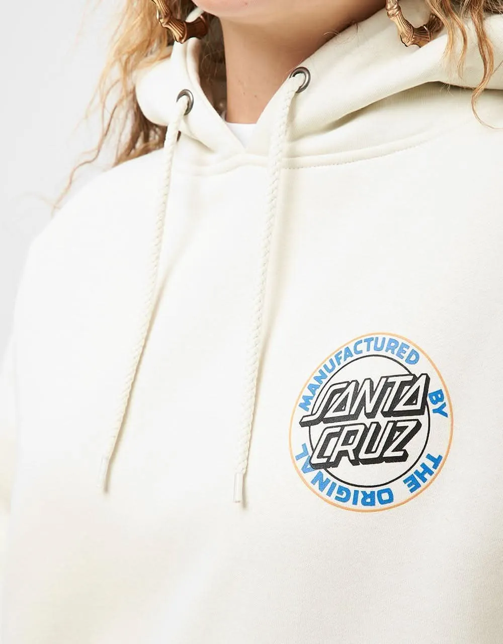 Santa Cruz Natas Screaming Panther Pullover Hoodie - Light Grey