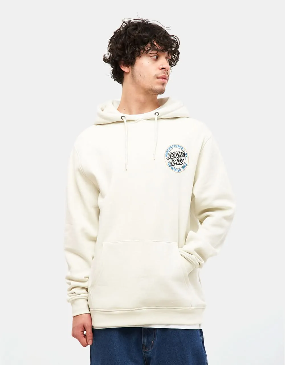 Santa Cruz Natas Screaming Panther Pullover Hoodie - Light Grey