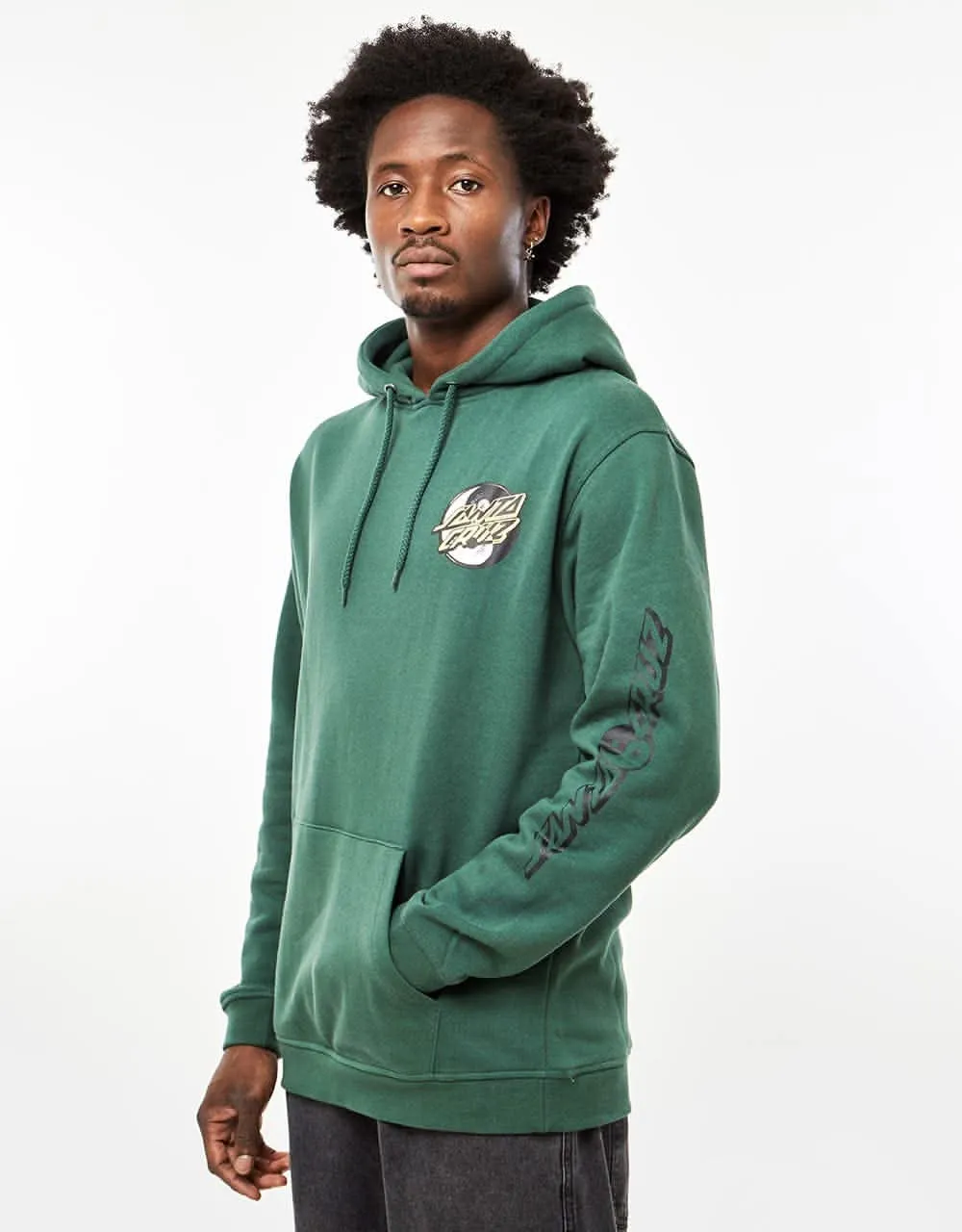 Santa Cruz Yin Yang Dot Pullover Hoodie - Cedar