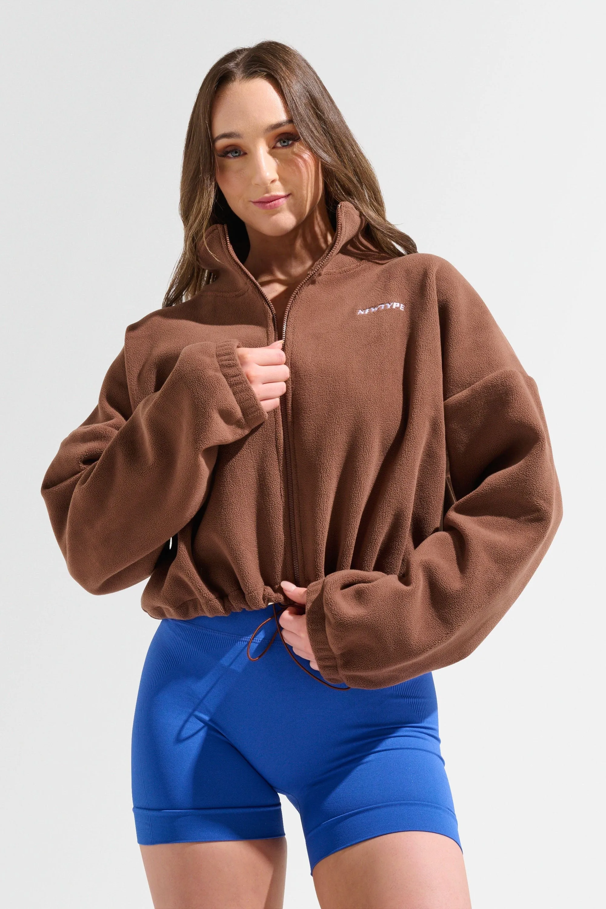 SherpaLuxe Crop - Brown