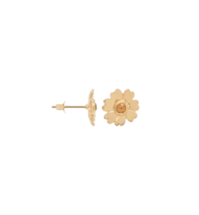 Single Tiny Poppy Stud 14K