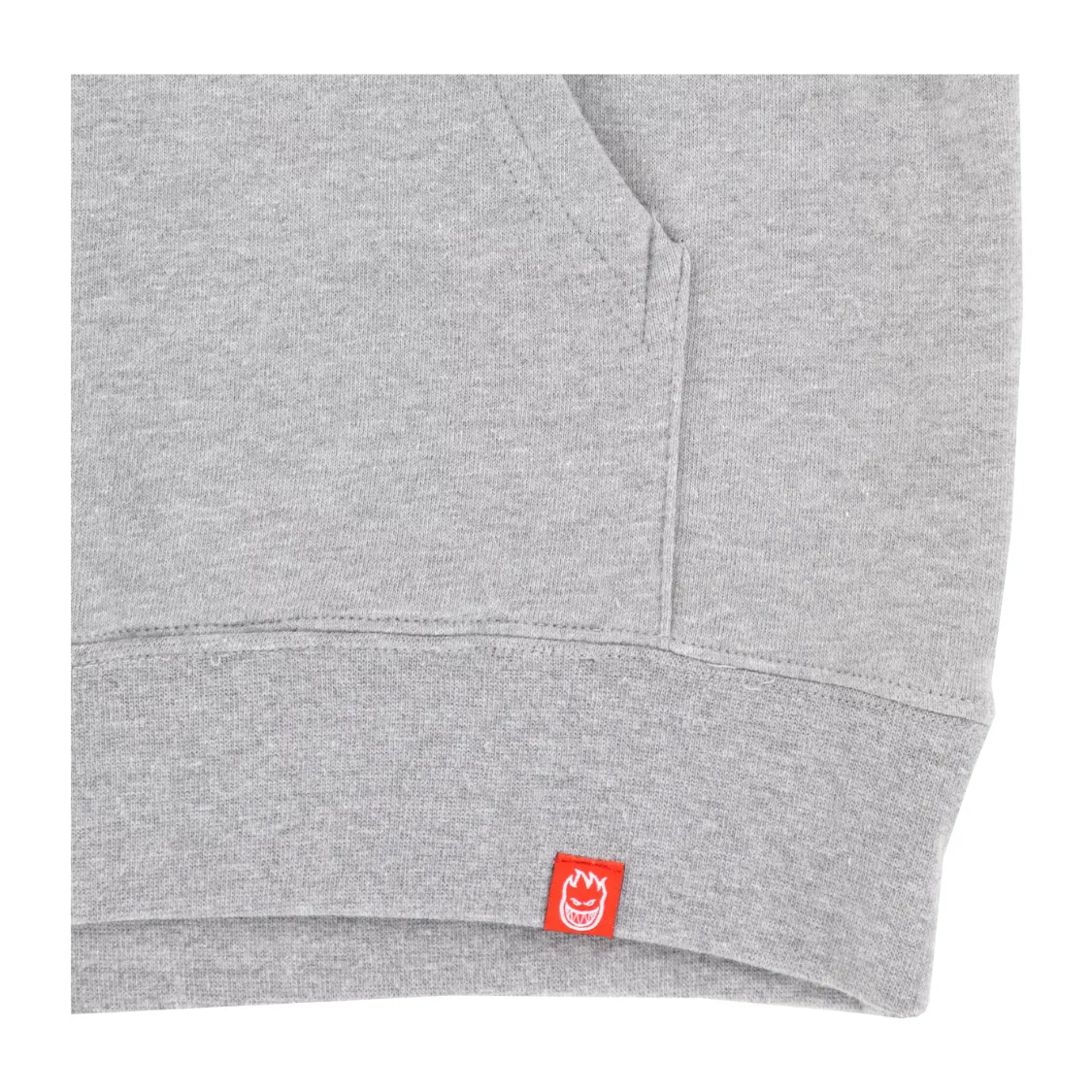 Spitfire Bighead Hoodie Heather Grey/Black