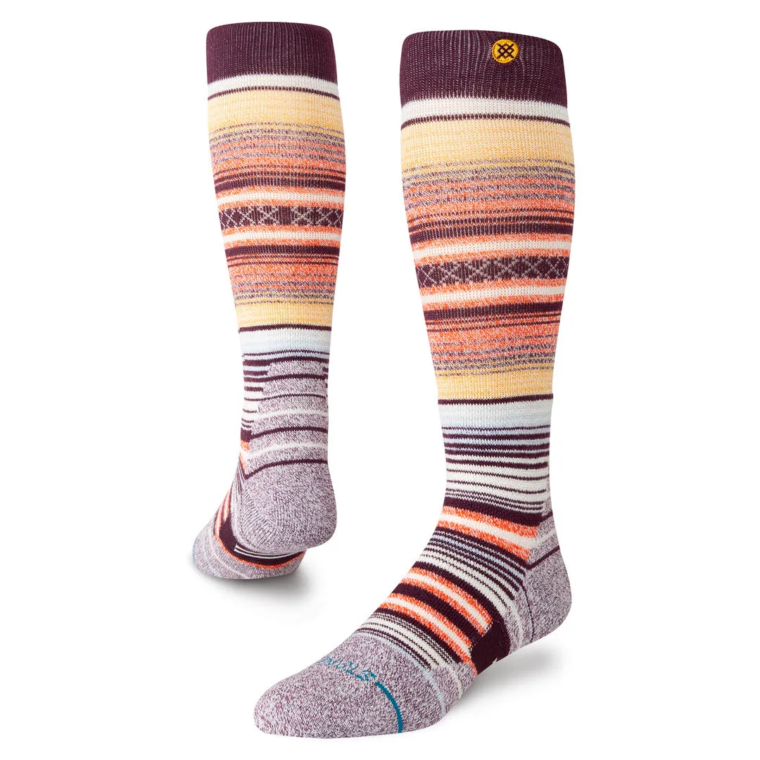 Stance Adult Curren Snow Socks Wine