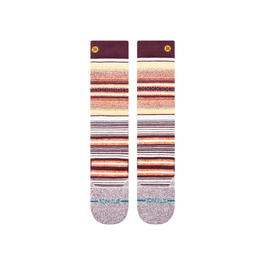 Stance Adult Curren Snow Socks Wine