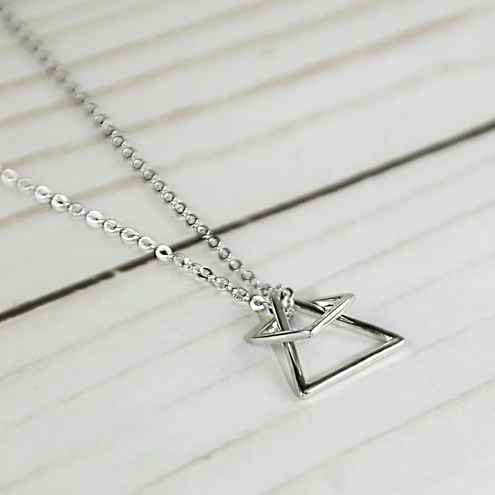 Sterling Silver Geo Game Necklace