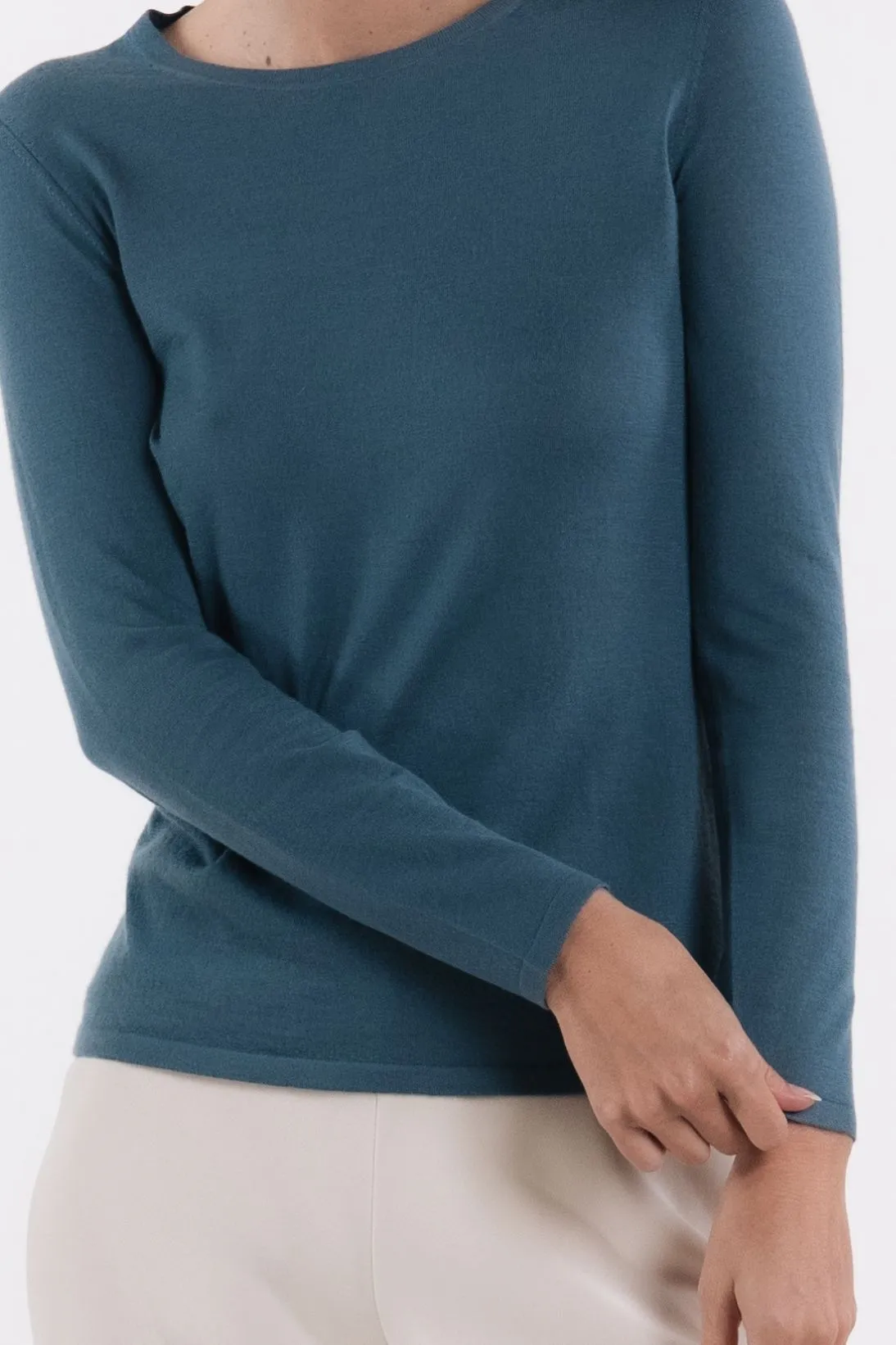 SUPERFINE CASHMERE CREWNECK