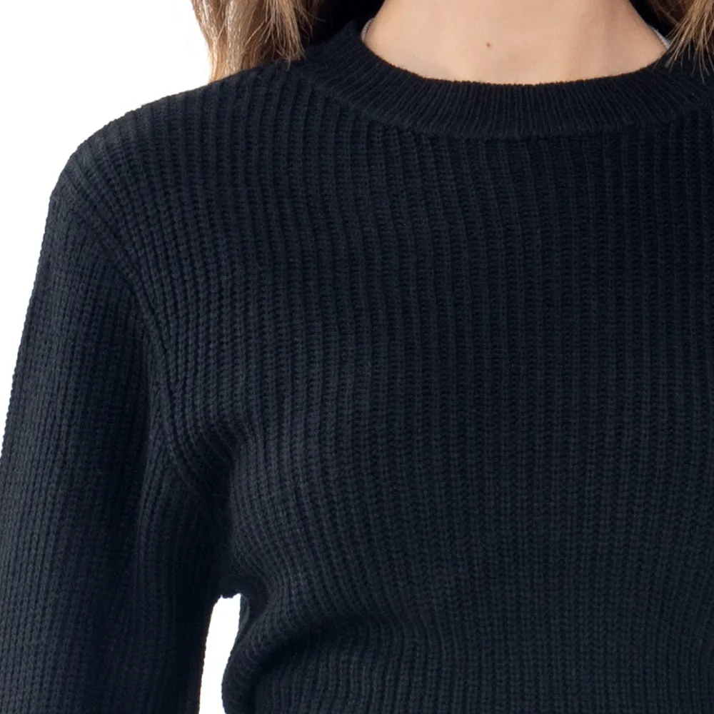 SWEATER PARA MUJER CROP WITH STRING AT WAIST FOREVER 21