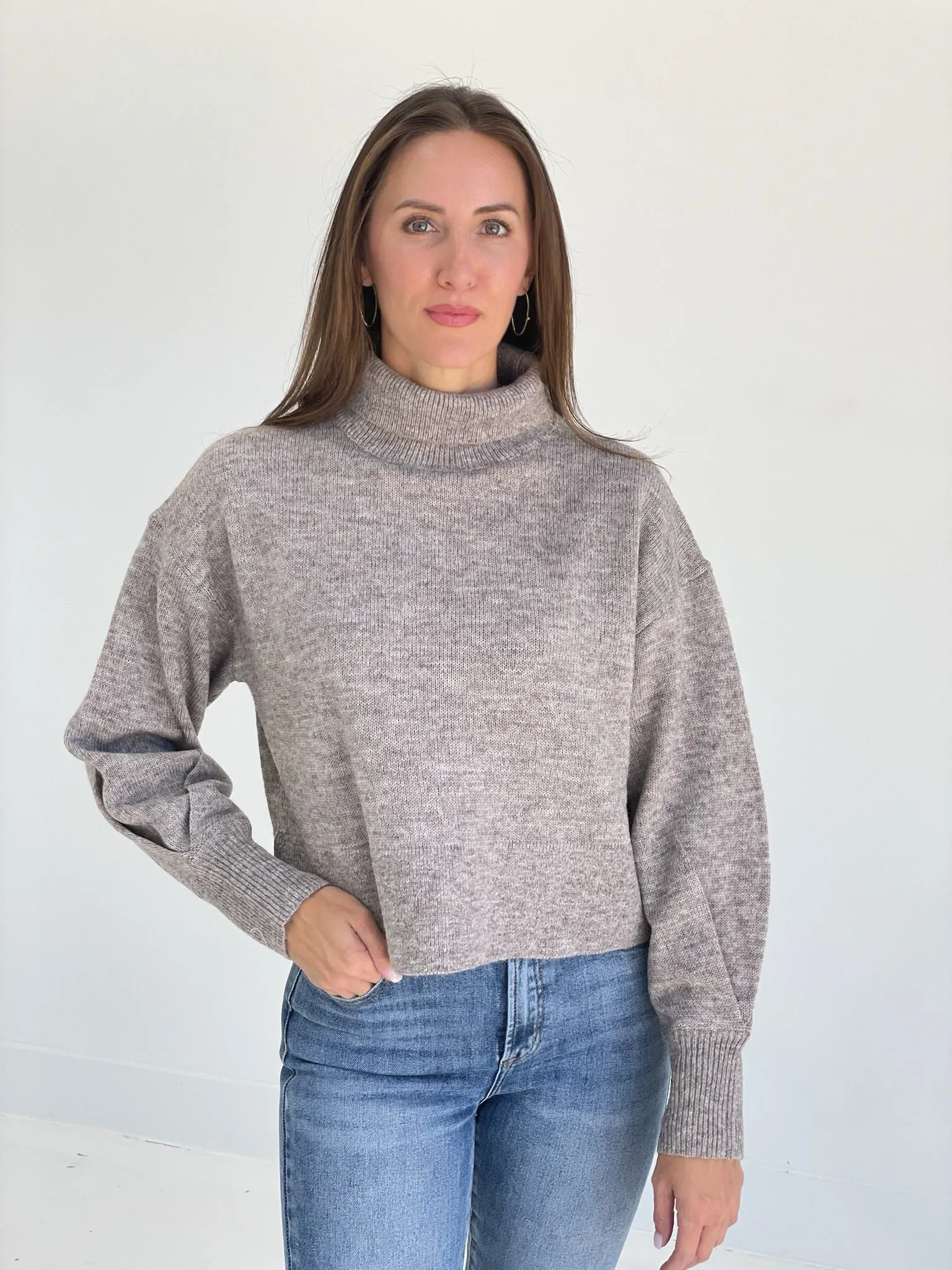 Tables Turned Sweater - Ash Brown