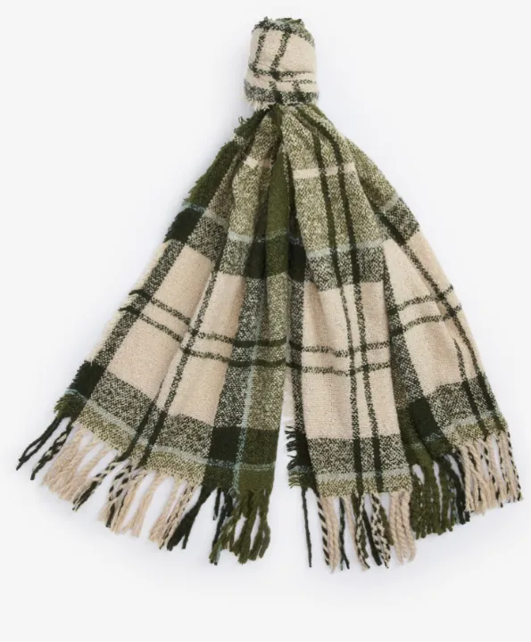 Tartan Boucle Scarf