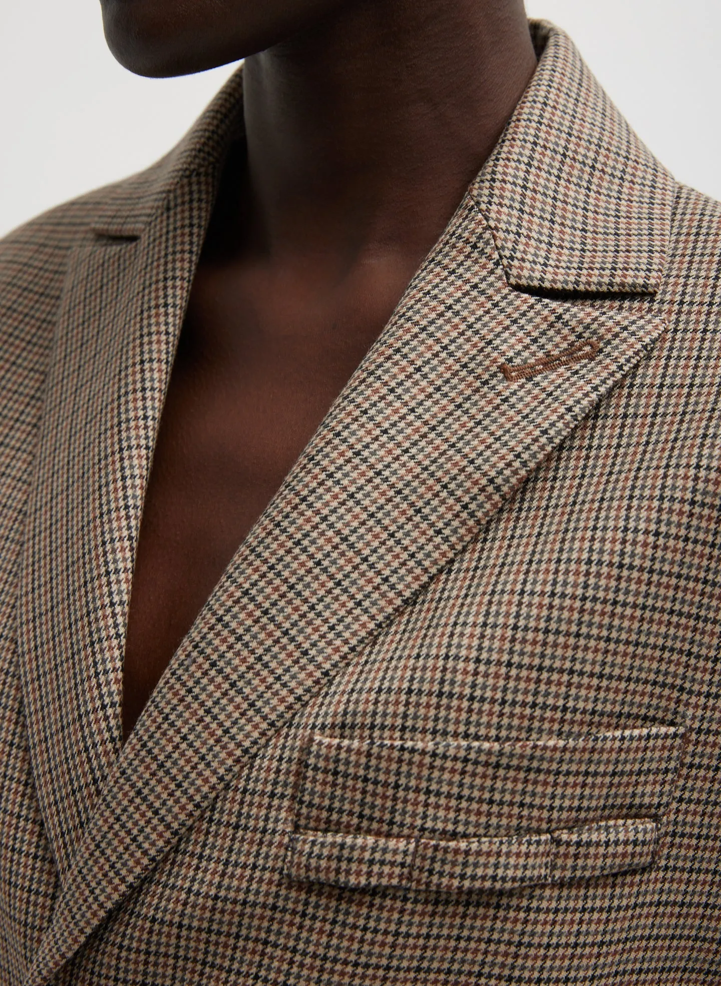 Thomas Menswear Check Dennis Cutout Blazer