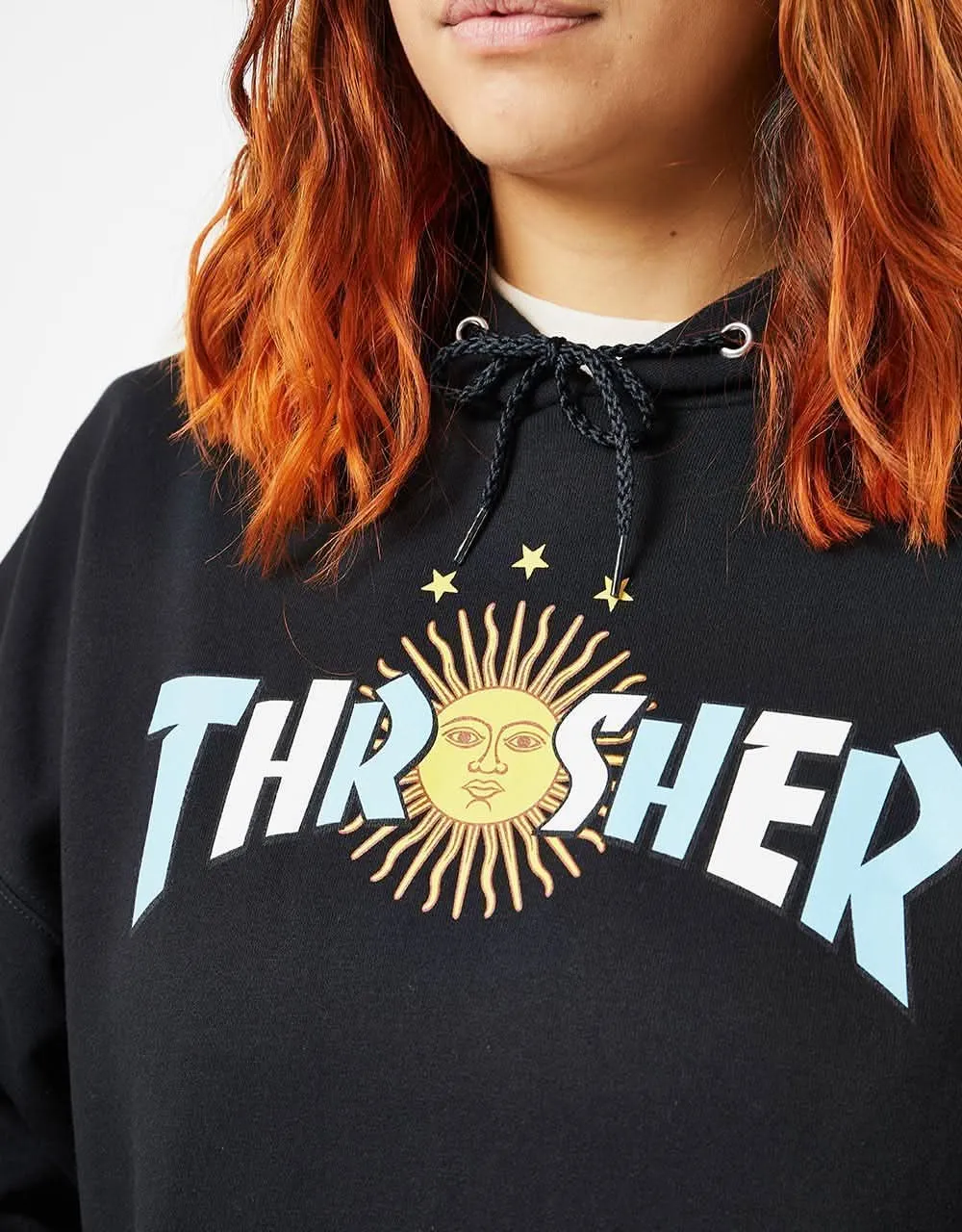 Thrasher Argentina Estrella Pullover Hoodie - Black