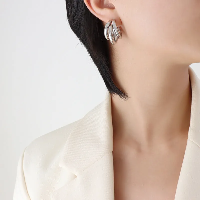 Three Layer Earrings