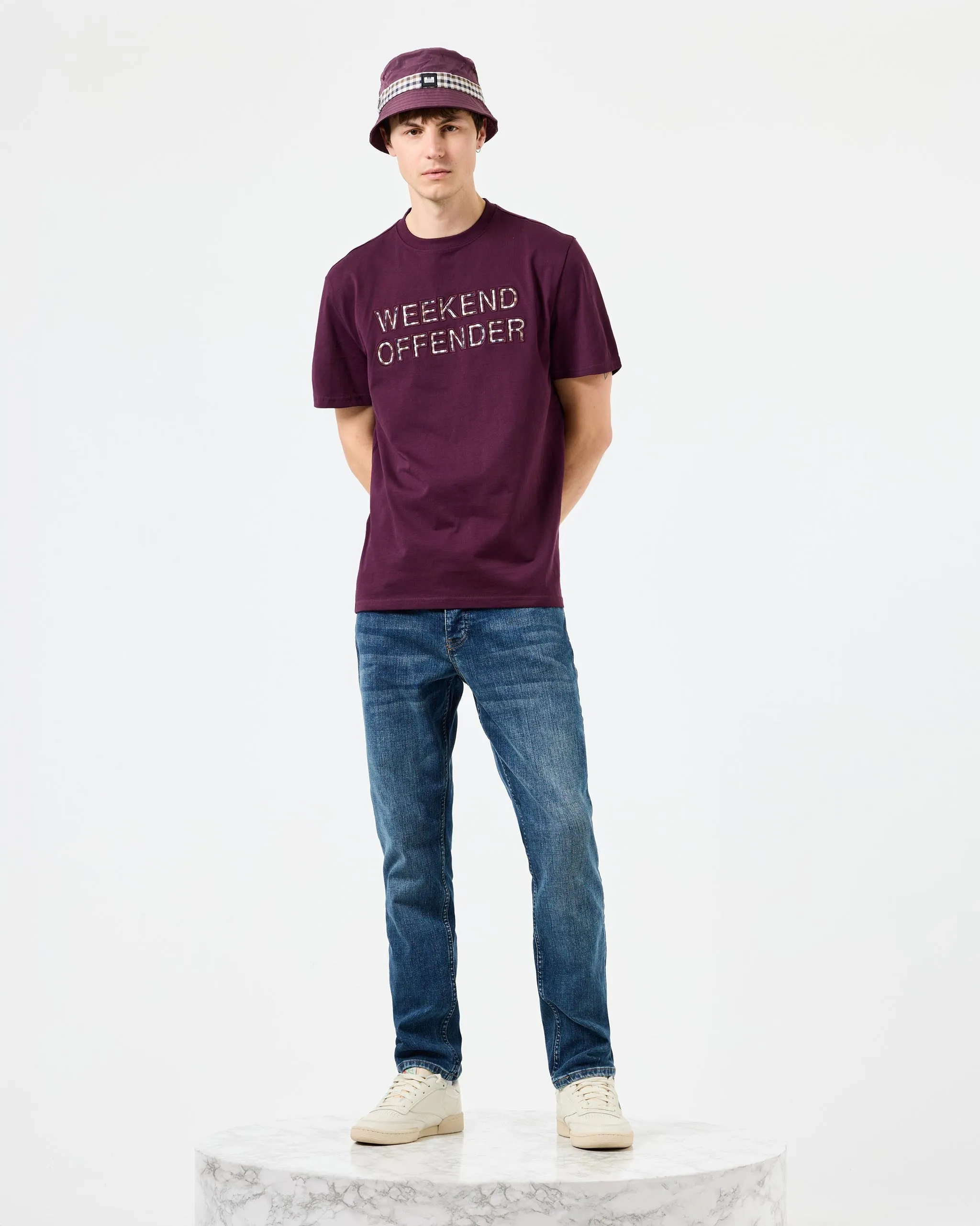 Tornaco Logo T-Shirt Acai Berry/Mid House Check