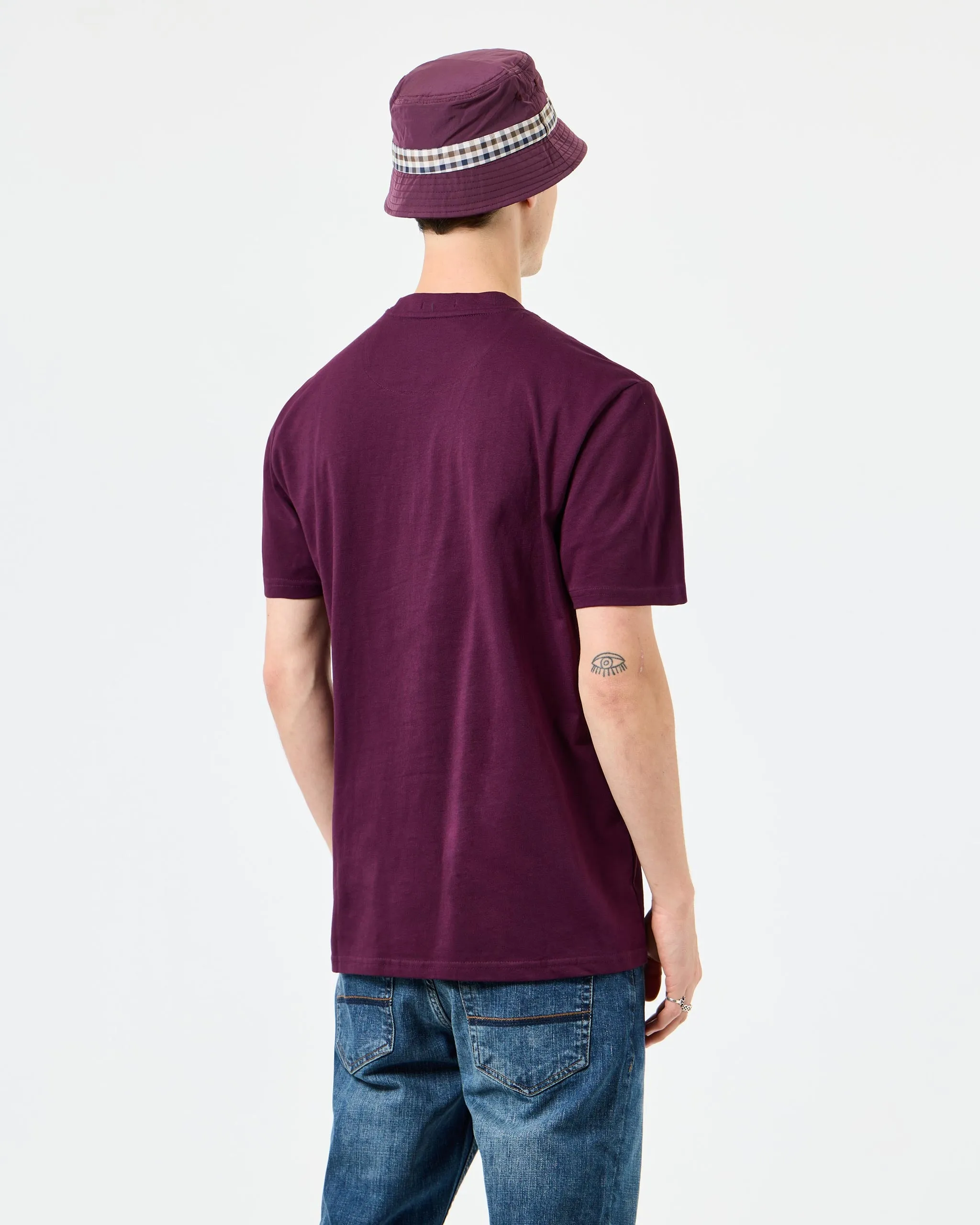 Tornaco Logo T-Shirt Acai Berry/Mid House Check