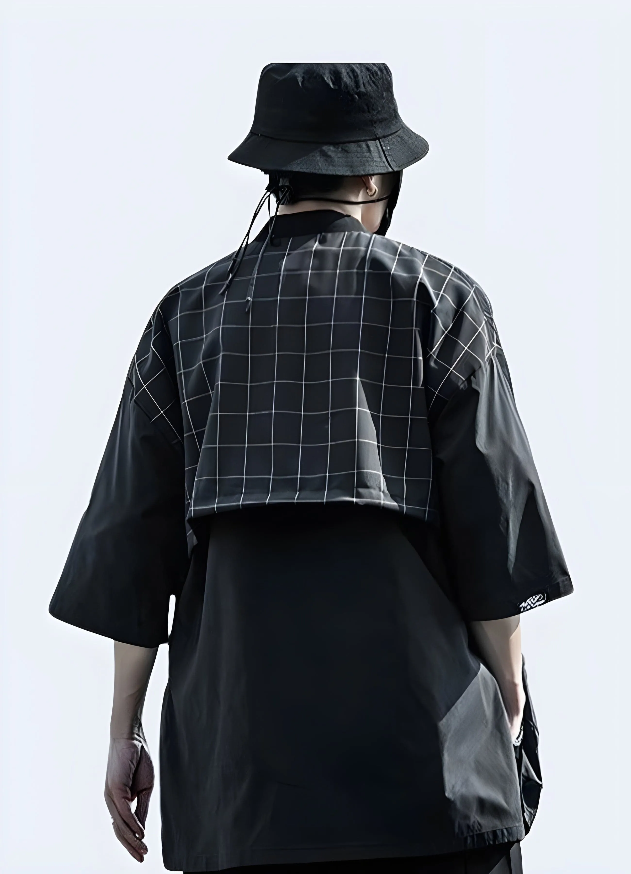 Traditional Black Japanese Kimono