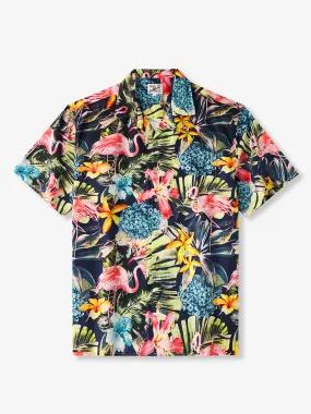 Tropical Paradise Rainforest Cotton Camp Shirt