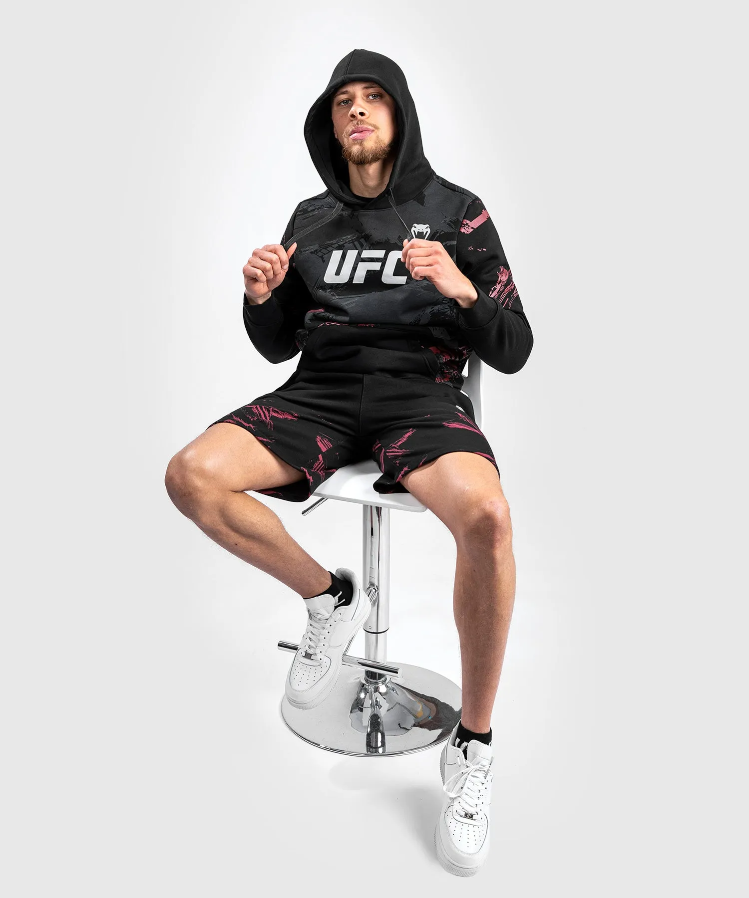 UFC Venum Authentic Fight Week 2.0 Men’s Pullover Hoodie - Black/Red