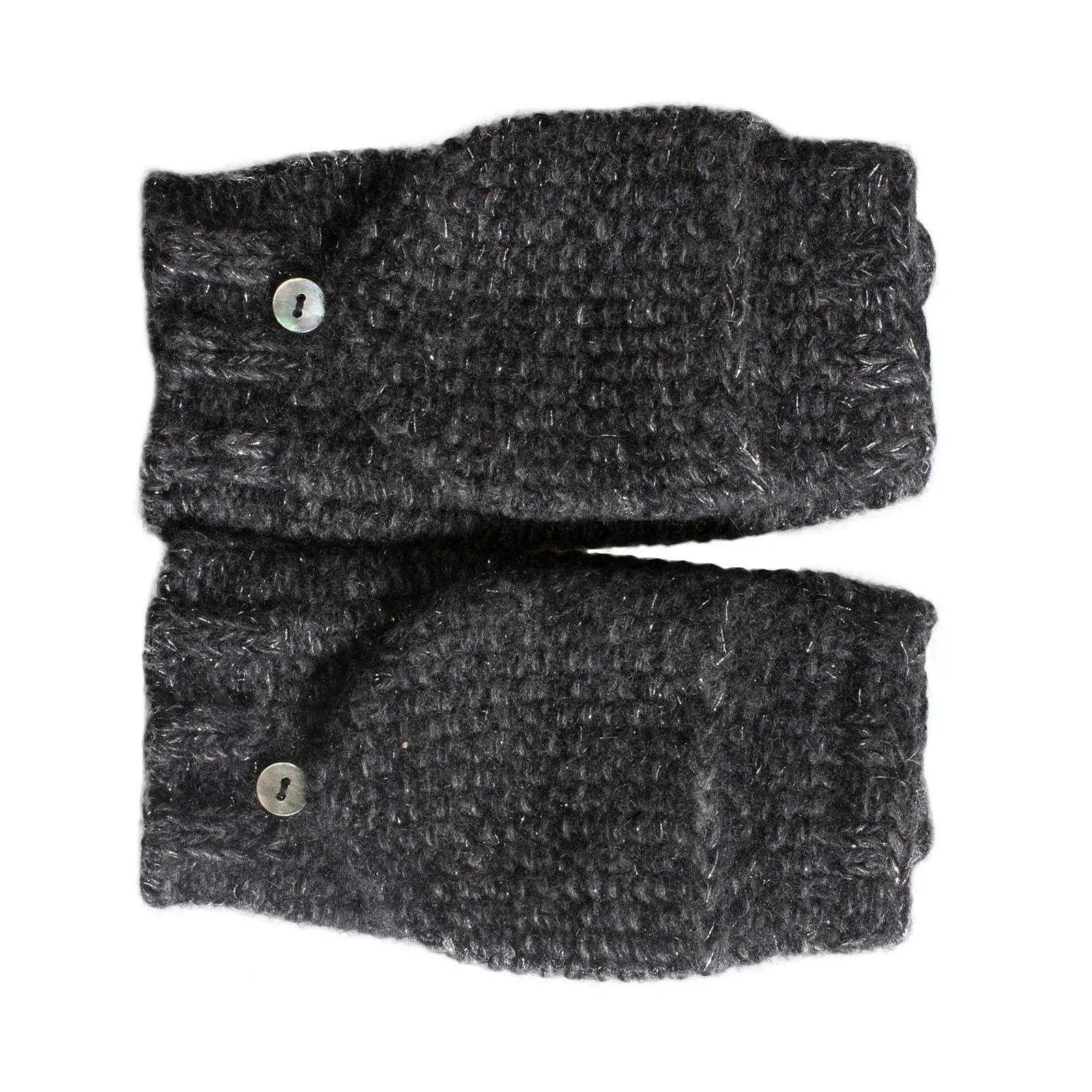 UGG Cashmere Flip Charcoal Heather Mittens - Women's