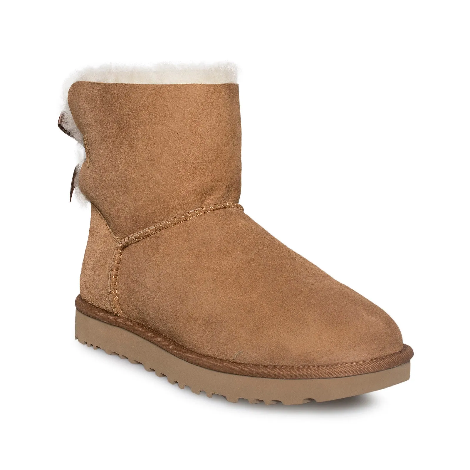 UGG Mini Bailey Bow II Chestnut Boots - Youth