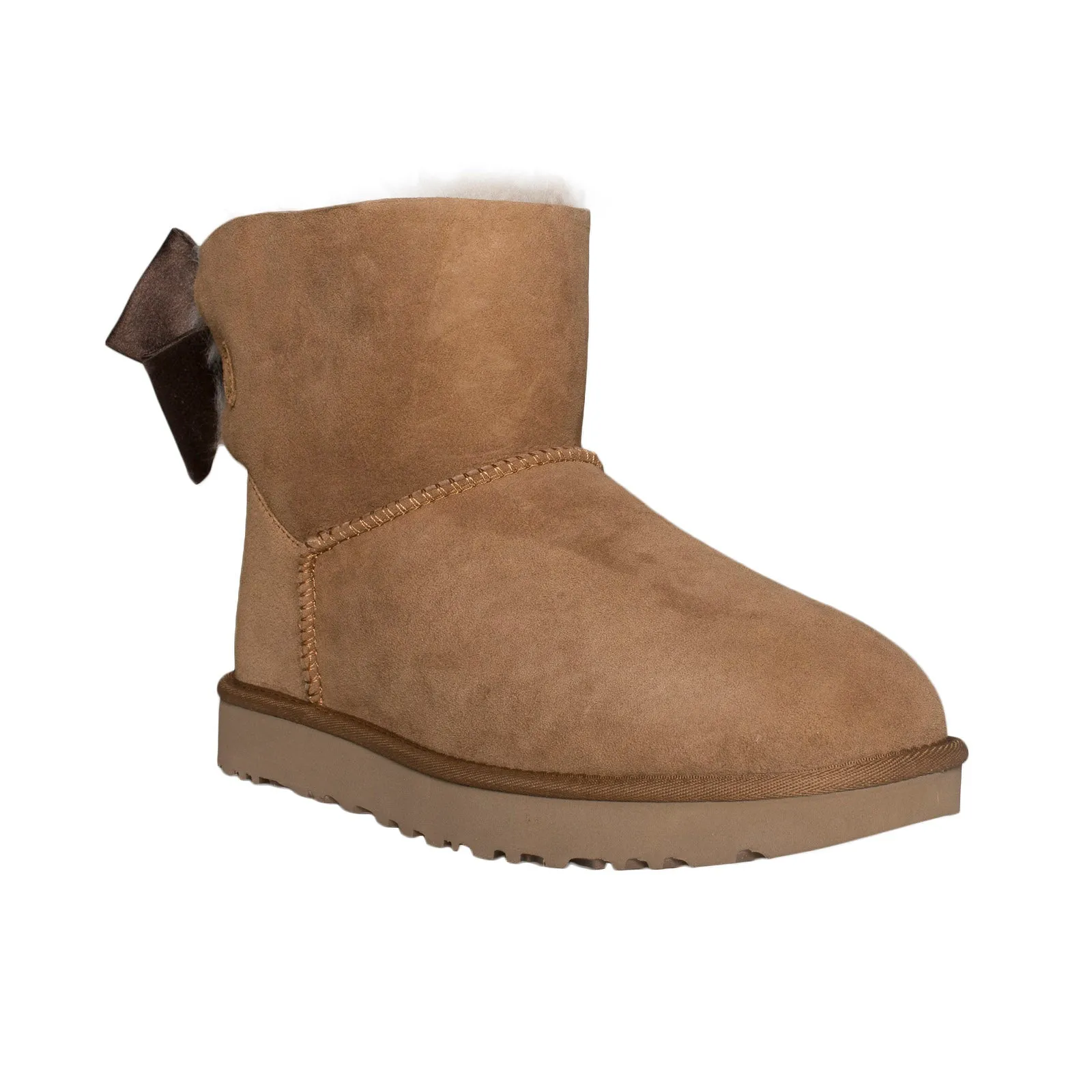 UGG Mini Bailey Bow II Glam Chestnut Boots - Women's