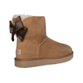 UGG Mini Bailey Bow II Glam Chestnut Boots - Women's