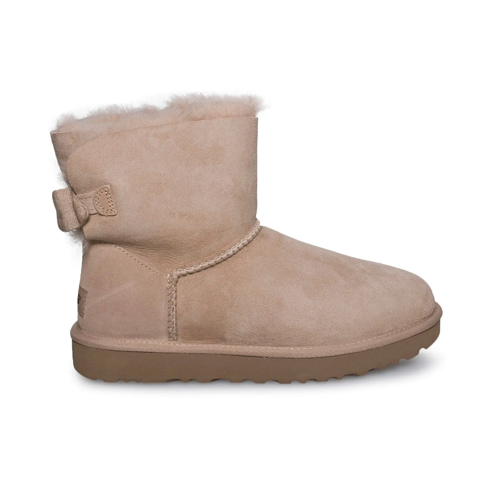 UGG Mini Brigette Bow Driftwood Boots