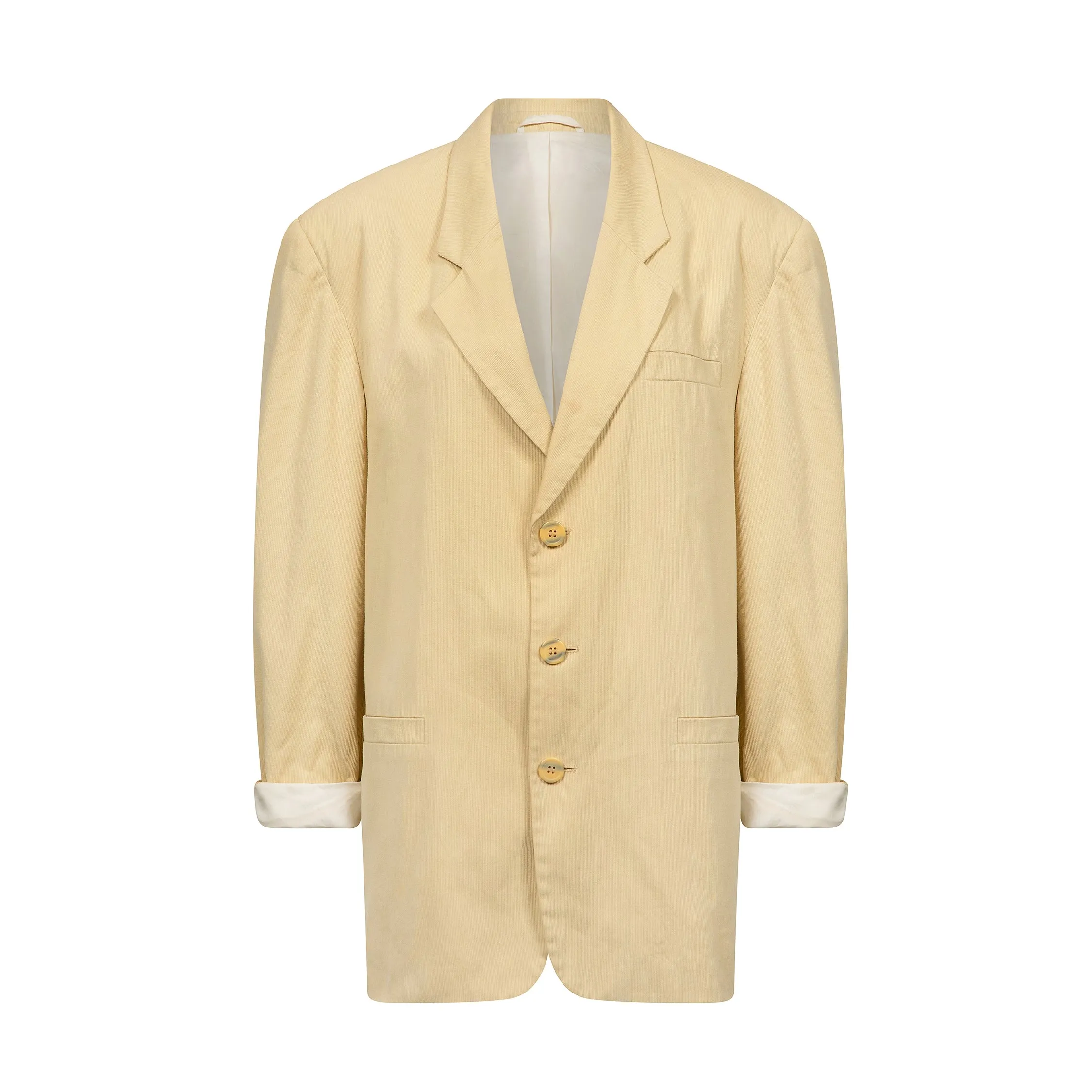 Vanilla coloured fitted blazer