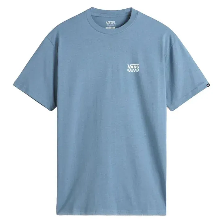 Vans Left Chest Logo II Short Sleeve Tee - Bluestone