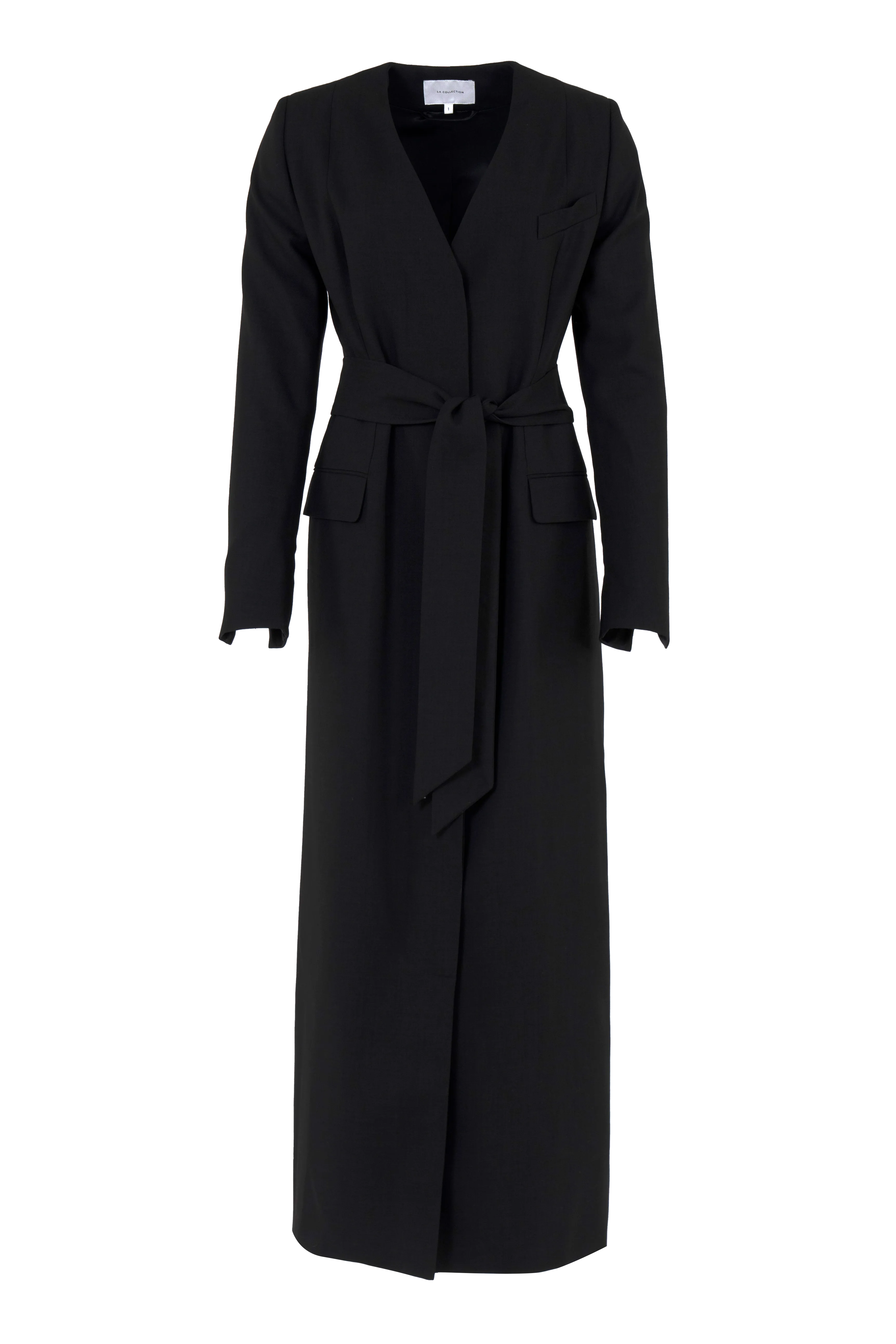 Virginia blazerdress | Black - Virgin wool