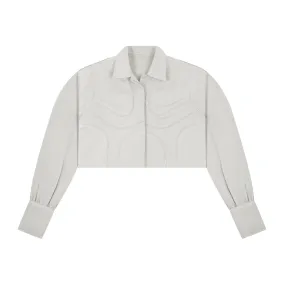 WARPED PANEL OVERSHIRT