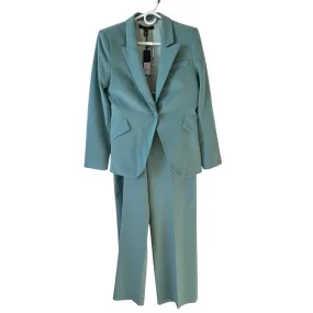 White House Black Market Editor Blazer and Luna Wide Leg Trouser Suit Size 8 NWT