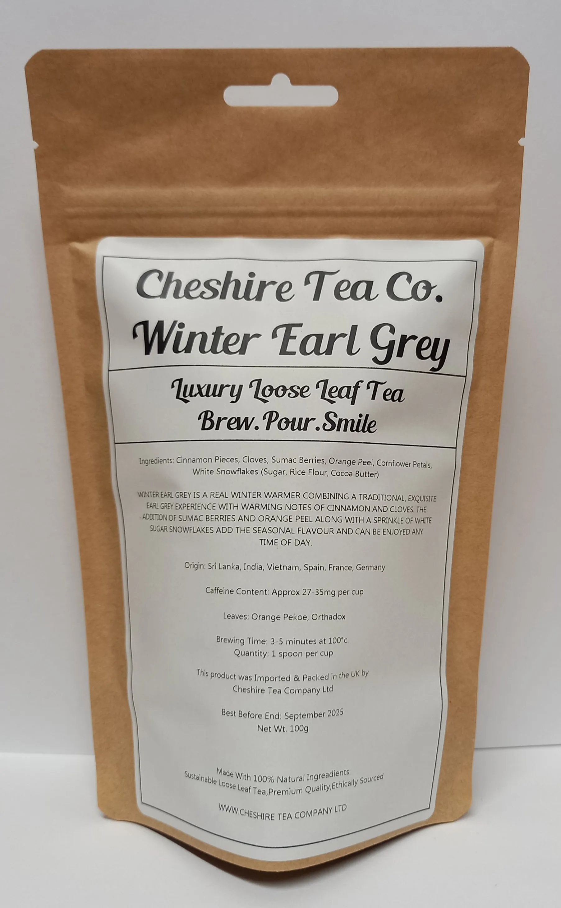 Winter Earl Grey - Black Tea - Festive