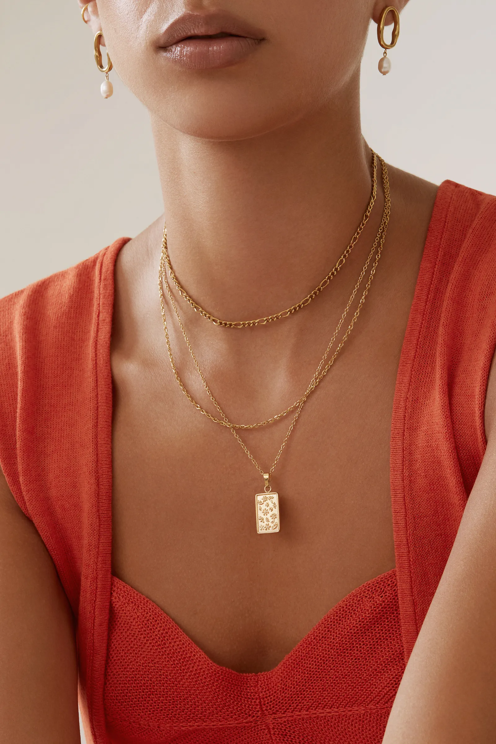 Work of Art Necklace - Gold