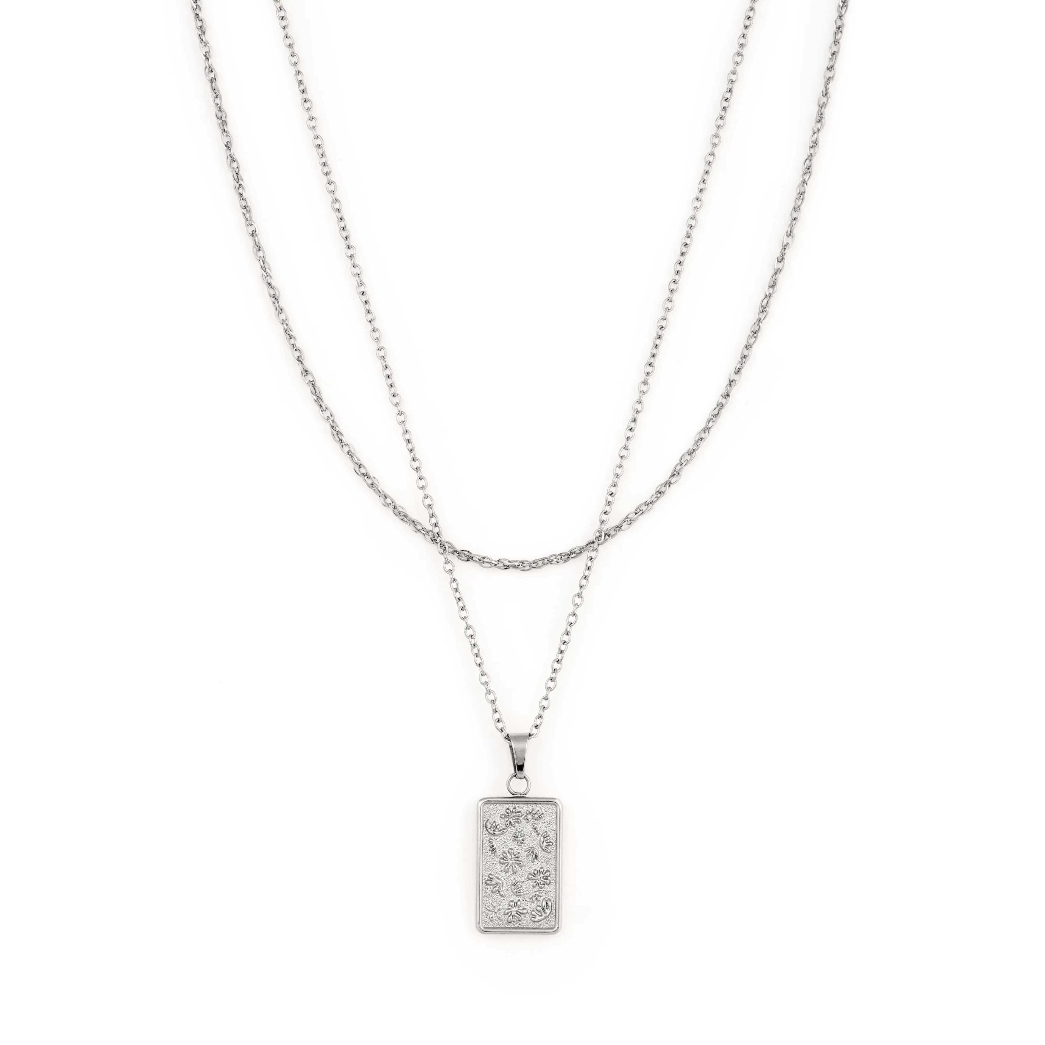 Work of Art Necklace - Silver